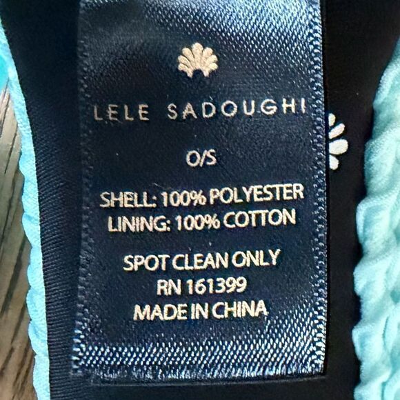 Lele Sadoughi SEA BLUE SWIMMER BOW TIE VISOR/HAT Golf/Pickleball/Tennis OS NWT main image 11